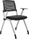 Стул Бюрократ X-Click черный на ножках металл серый оптом