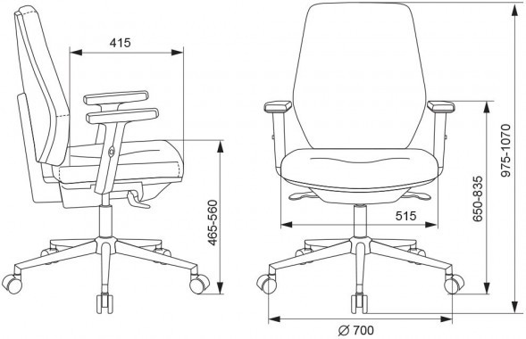 Кресло Бюрократ CH-545SL  оптом