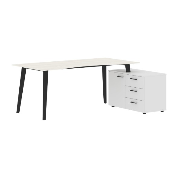 Стол руководителя с тумбой JCT 1813(R) 1800х1300х750 JAY оптом