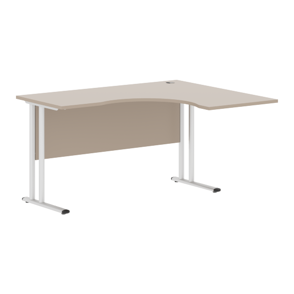 Стол эргономичный СА-3M(R) Клен*/серебро 1400х1200х755 IMAGO-M оптом