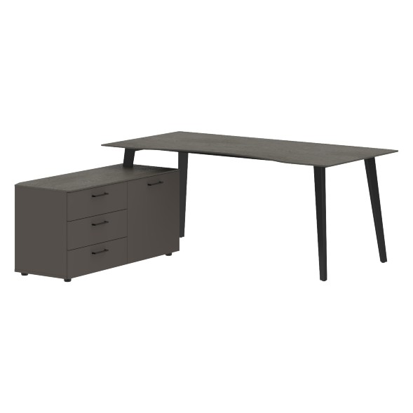 Стол руководителя с тумбой JCT 1818(L) 1800х1800х750 JAY оптом