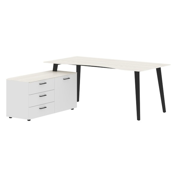 Стол руководителя с тумбой JCT 1818(L) 1800х1800х750 JAY оптом