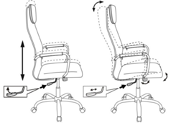 Кресло руководителя Бюрократ KB-9/ECO оптом