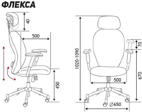 Офисное кресло FLEXA / ФЛЕКСА оптом