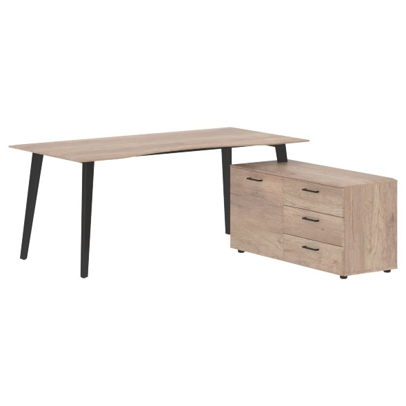 Стол руководителя с тумбой JCT 1818(R) 1800х1800х750 JAY оптом