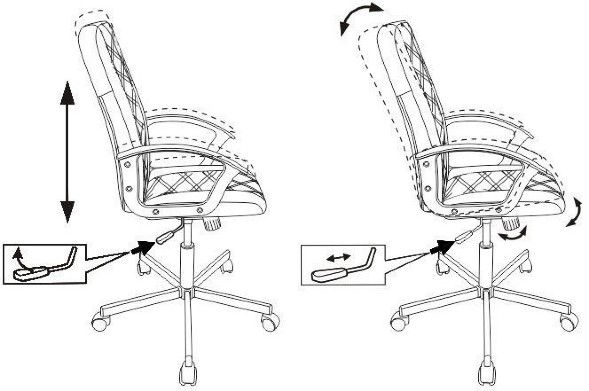 Кресло Бюрократ CH-550/BLACK оптом