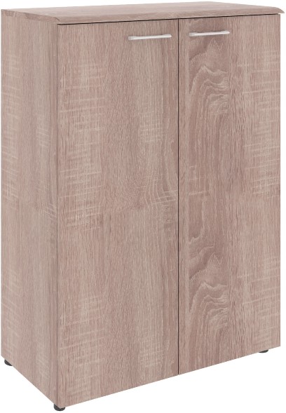 Шкаф с глухими средними дверьми и топом WMC 85.1 Дуб Сонома 856х432х1184 WAVE оптом