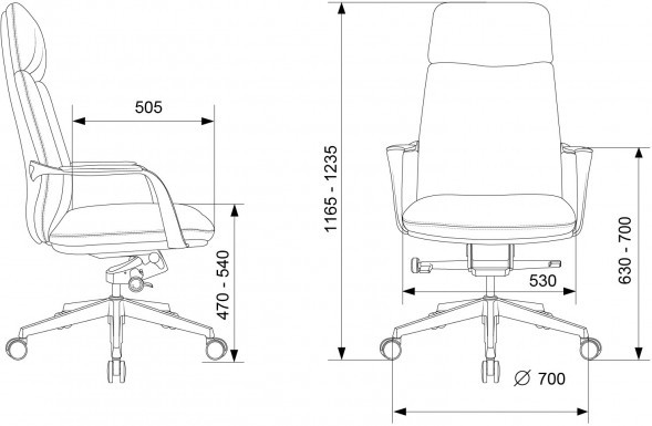 Кресло руководителя Бюрократ _VEGA  оптом