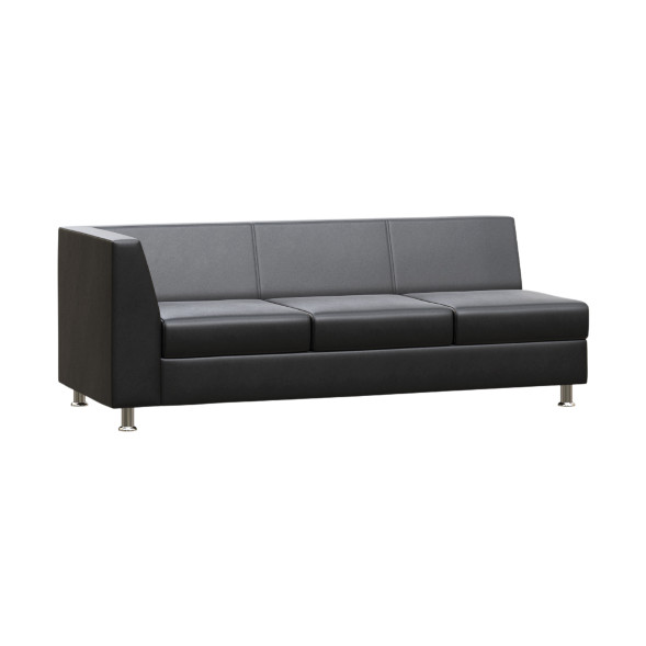 Прайм Секция с подлокотником трехместная правая PR.SP-3 (R) 1850*770*720 оптом