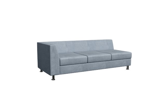 Прайм Секция с подлокотником трехместная правая PR.SP-3 (R) 1850*770*720 оптом