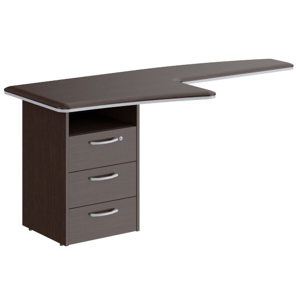 Брифинг-приставка с тумбой DB 1880.A(L) 1800х800х750 DIONI оптом