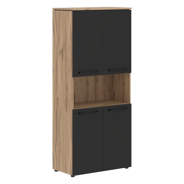 Шкаф с 2-мя комплектами глухих малых дверей MHC 85.4 854х423х1956 MORRIS оптом