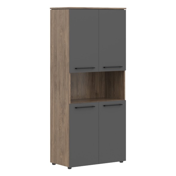 Шкаф с 2-мя комплектами глухих малых дверей MHC 85.4 854х423х1956 MORRIS оптом