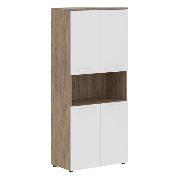 Шкаф с 2-мя комплектами глухих малых дверей MHC 85.4 854х423х1956 MORRIS оптом