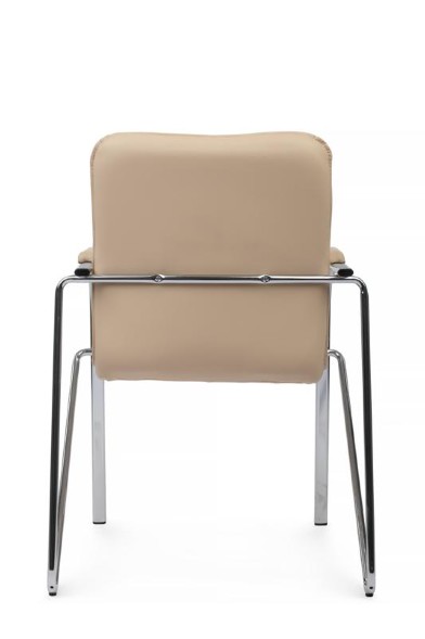 Стул Самба с мягкими подлокотниками SMB-01H Хром гальв оптом