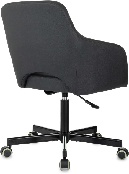 Кресло Бюрократ CH-380M черный эко.кожа крестов. металл оптом