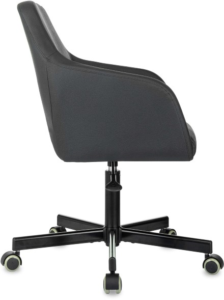 Кресло Бюрократ CH-380M черный эко.кожа крестов. металл оптом