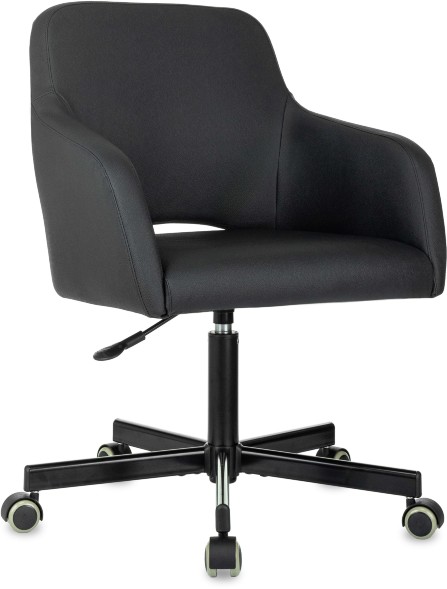 Кресло Бюрократ CH-380M черный эко.кожа крестов. металл оптом