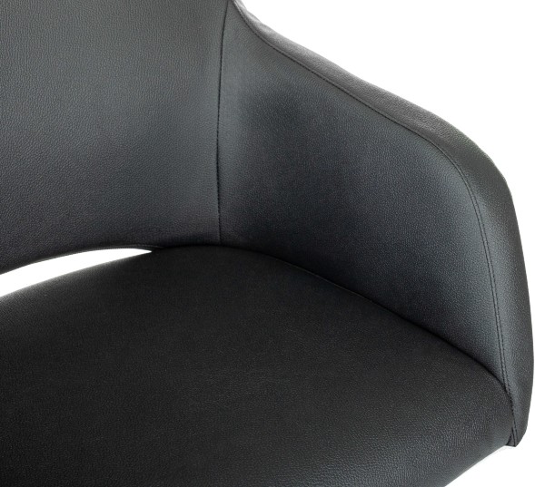 Кресло Бюрократ CH-380M черный эко.кожа крестов. металл оптом