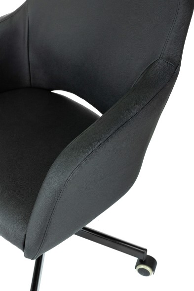 Кресло Бюрократ CH-380M черный эко.кожа крестов. металл оптом