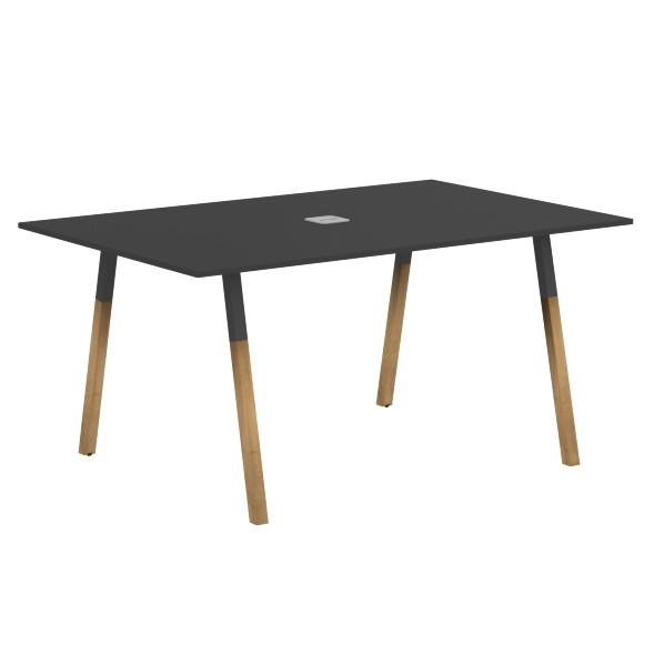 Стол переговорный прямоугольный FSCT 1510 Белый премиум/Белый-Бук 1580х1020х733 FORTA оптом