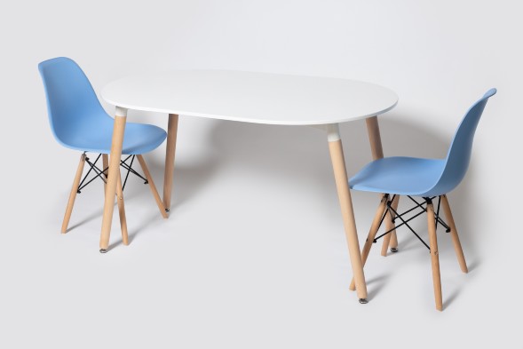 Стол овальный, 120х80 см оптом