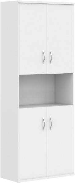 Шкаф с двумя комплектами глухих малых дверей СТ-1.5 Белый 770*365*1975 оптом