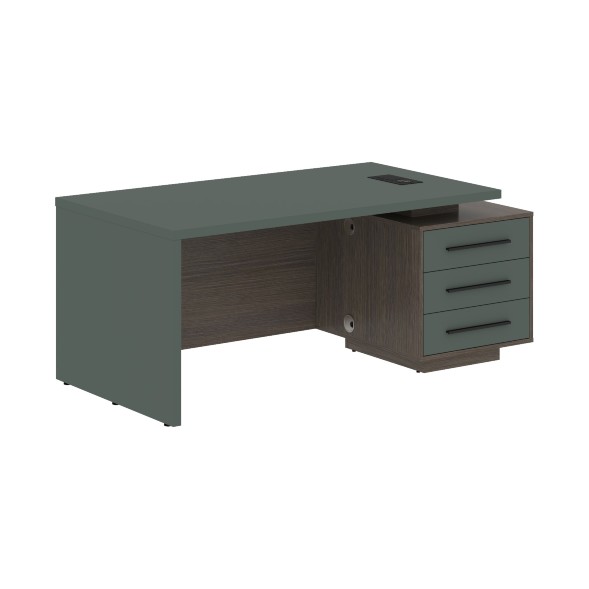 Стол руководителя с тумбой VCT 1890(R) 1800х900х750 VELION оптом