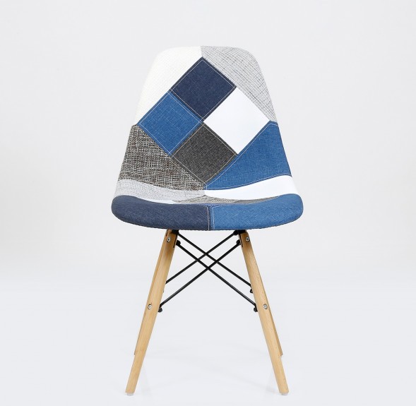Стул Style Patchwork синий мультиколор оптом