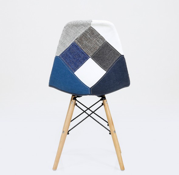 Стул Style Patchwork синий мультиколор оптом