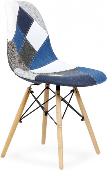 Стул Style Patchwork синий мультиколор оптом