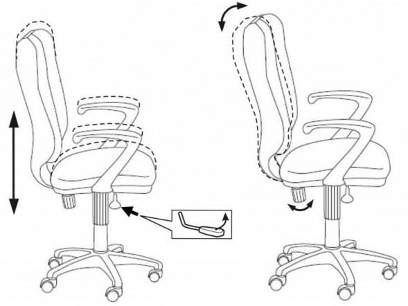 Офисное кресло Бюрократ CH-540AXSN оптом
