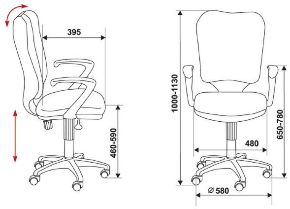 Офисное кресло Бюрократ CH-540AXSN оптом