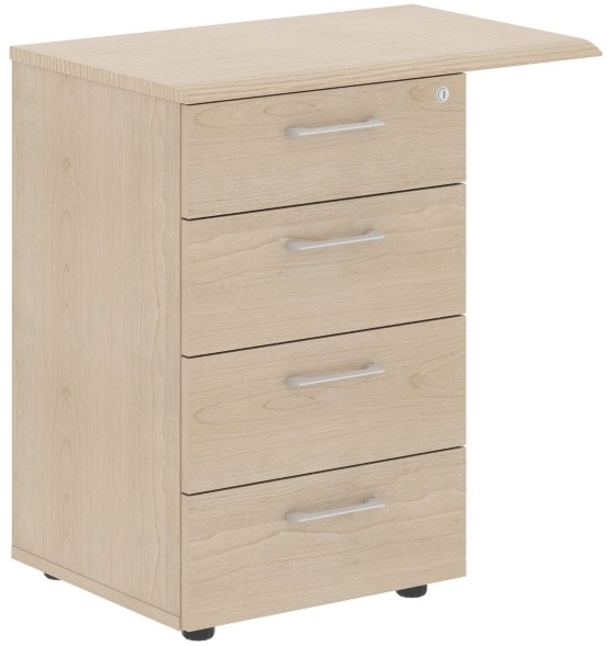 Тумба приставная WLC-4D.2.A Бук Тиара 700х450х750 WAVE оптом