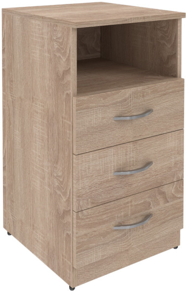 Тумба приставная SC-3D.1A Дуб Сонома светлый 407х450х760 SIMPLE оптом