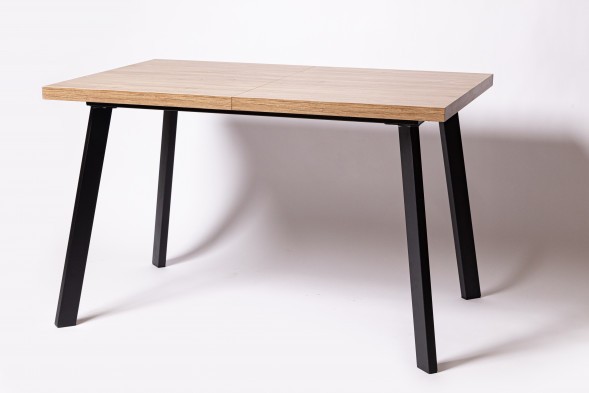 Стол раздвижной HAGEN 120, Дуб Канзас/Коричневый/Черный Текстурный оптом