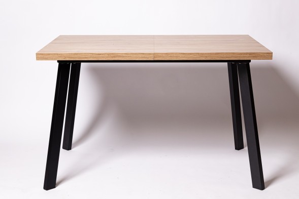 Стол раздвижной HAGEN 120, Дуб Канзас/Коричневый/Черный Текстурный оптом