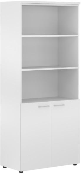 Шкаф с 1 комплектом глухих малых дверей и топом XHC 85.5 Белый 856х432х1955 XTEN оптом