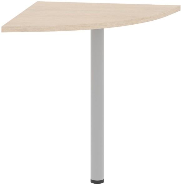 Угловой элемент с опорой XKD 700.1 Бук Тиара/Алюминий 700х700х750 оптом