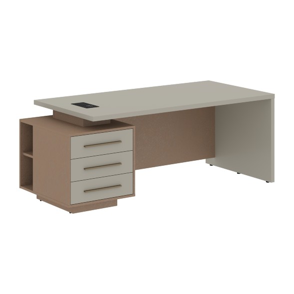 Стол руководителя с тумбой VCT 2090(L) 2000х900х750 VELION оптом