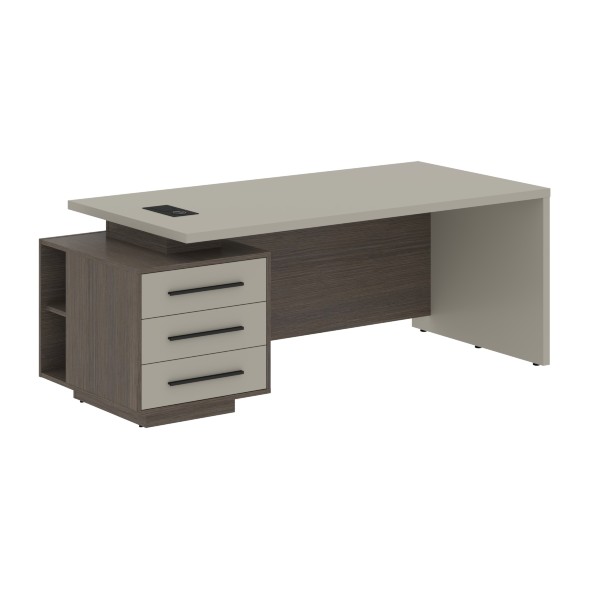 Стол руководителя с тумбой VCT 2090(L) 2000х900х750 VELION оптом