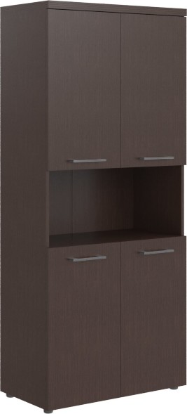 Шкаф с 2-мя комплектами глухих малых дверей и топом THC 85.4 венге-магия Z 854х452х1968 оптом