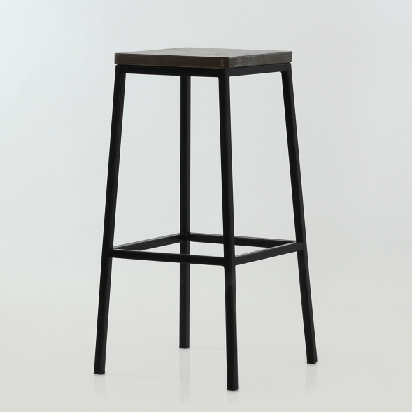 Кресло барное Barneo N-301 шпон ясень оптом