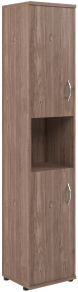 Шкаф колонка с комплектом глухих малых дверей СУ-1.5(L) Ясень Шимо 406*365*1975 оптом