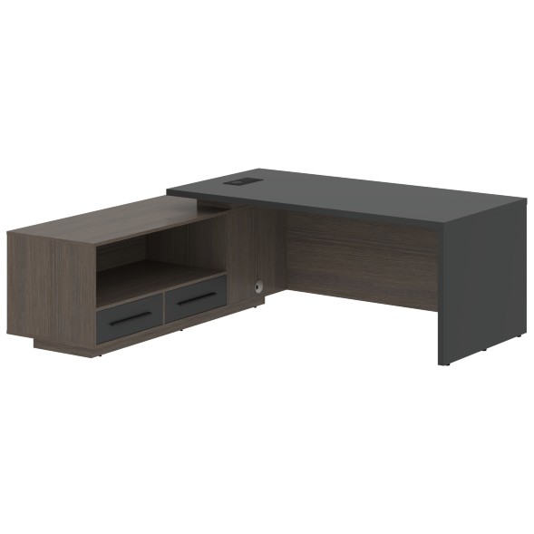 Стол руководителя с тумбой VCT 2119(L) 2100х1900х750 VELION оптом