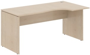 Стол эргономичный WCET 169(R) Бук Тиара 1600х900х750 WAVE