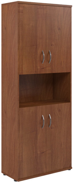 Шкаф с двумя комплектами глухих малых дверей СТ-1.5 Орех Французcкий 770*365*1975 оптом