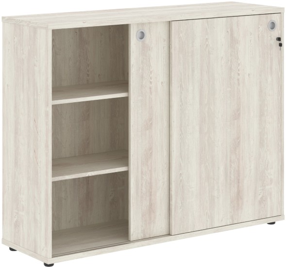 Шкаф средний со слайд дверьми XMC 1443 Сосна Эдмонт 1406х430х1115 оптом