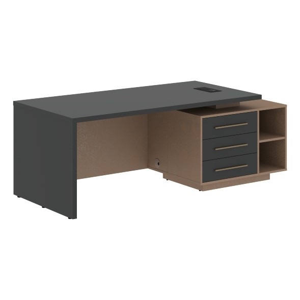 Стол руководителя с тумбой VCT 2190(R) 2100х900х750 VELION оптом