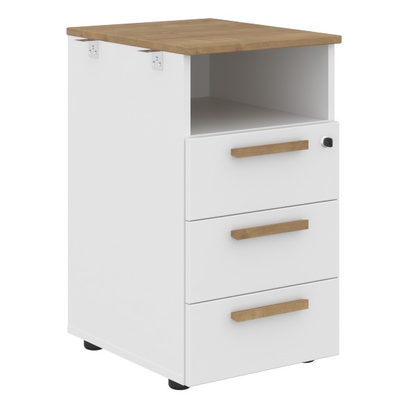 Тумба приставная FLC-3D.1 Белый премиум 408х504х733 FORTA оптом